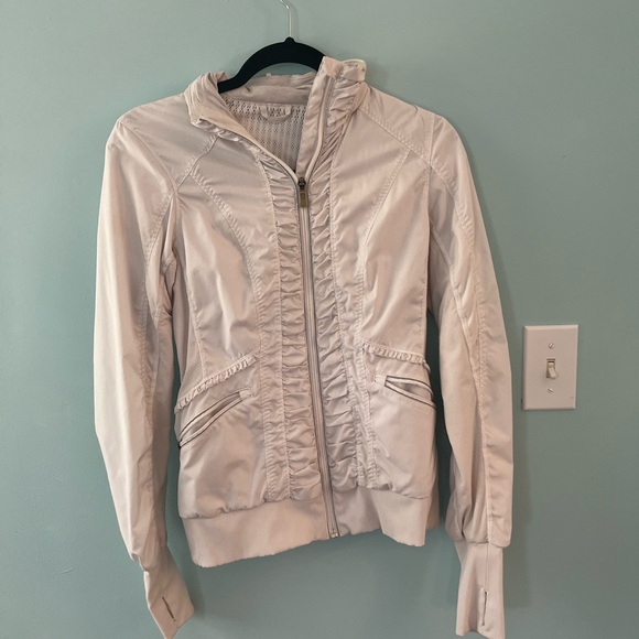 Lululemon zip up jacket white - Picture 1 of 6